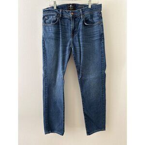 7 For All Mankind Slimmy Foolproof Denim Jeans Size 32